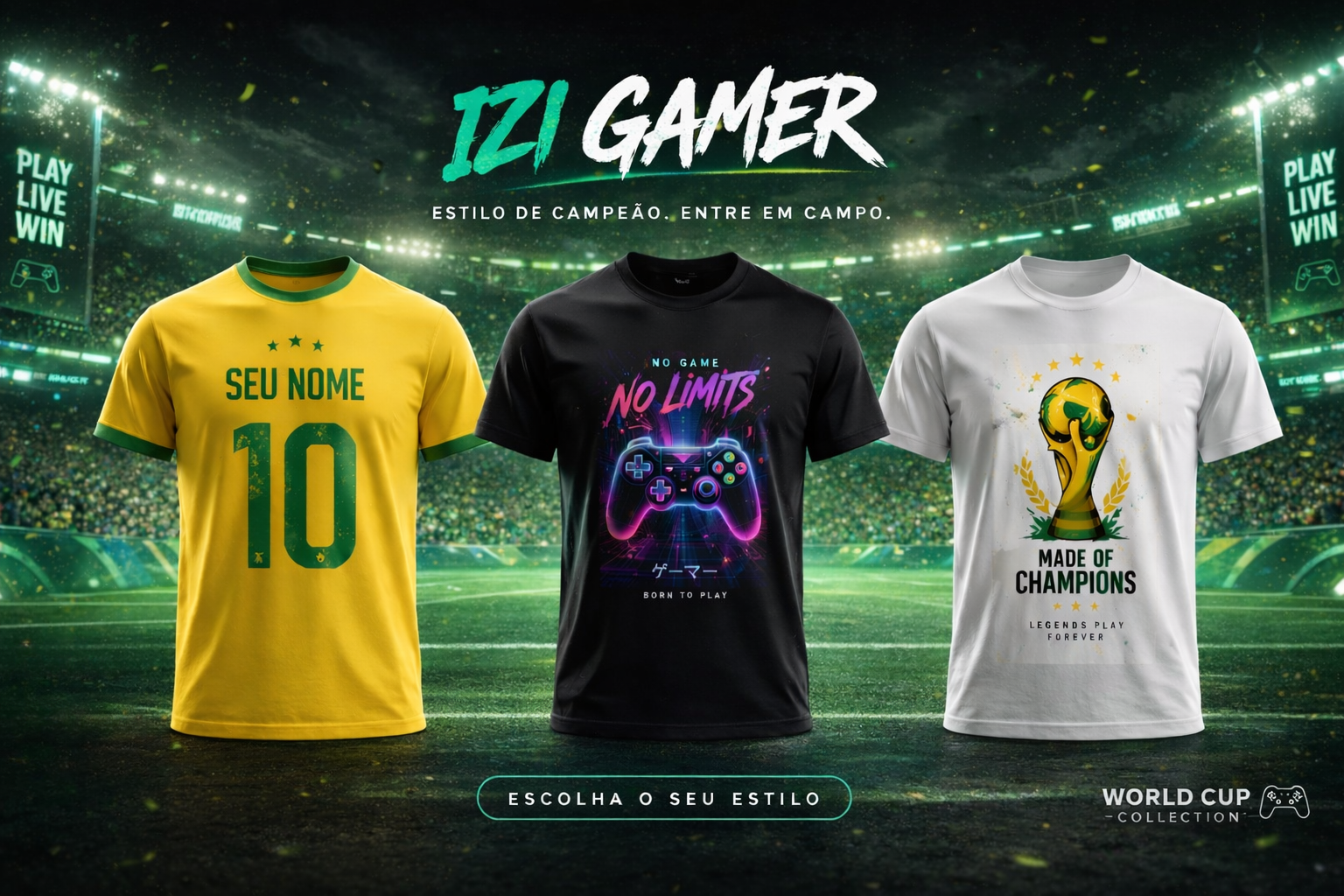 Banner Copa do Mundo IZI Style